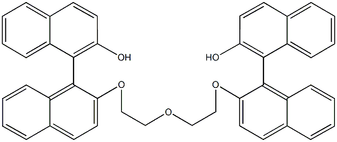 1-hydroxynaphthyl-2-{2-[2-(1-{2-hydroxynaphthyl}-2-naphthyloxy)ethoxy]ethoxy}naphthalene|