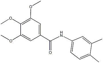 N-(3,4-dimethylphenyl)-3,4,5-trimethoxybenzamide Structure