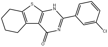87752-93-0 2-(3-chlorophenyl)-5,6,7,8-tetrahydro[1]benzothieno[2,3-d]pyrimidin-4(3H)-one