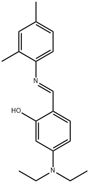 5-(diethylamino)-2-{[(2,4-dimethylphenyl)imino]methyl}phenol 结构式