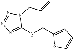 N-(1-allyl-1H-tetraazol-5-yl)-N-(2-thienylmethyl)amine Struktur