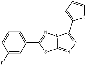 878433-02-4 6-(3-fluorophenyl)-3-(2-furyl)[1,2,4]triazolo[3,4-b][1,3,4]thiadiazole