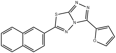 878433-22-8 3-(2-furyl)-6-(2-naphthyl)[1,2,4]triazolo[3,4-b][1,3,4]thiadiazole