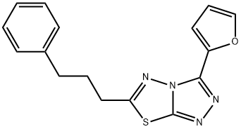 3-(2-furyl)-6-(3-phenylpropyl)[1,2,4]triazolo[3,4-b][1,3,4]thiadiazole|