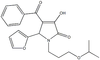 4-benzoyl-5-(2-furyl)-3-hydroxy-1-(3-isopropoxypropyl)-1,5-dihydro-2H-pyrrol-2-one|