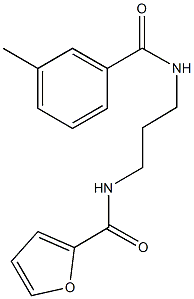 N-{3-[(3-methylbenzoyl)amino]propyl}-2-furamide|