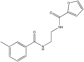 N-{2-[(3-methylbenzoyl)amino]ethyl}-2-furamide,878699-14-0,结构式