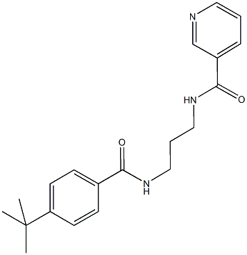 N-{3-[(4-tert-butylbenzoyl)amino]propyl}nicotinamide|