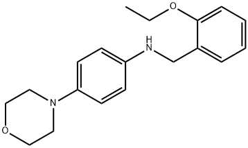 N-(2-ethoxybenzyl)-N-[4-(4-morpholinyl)phenyl]amine Struktur