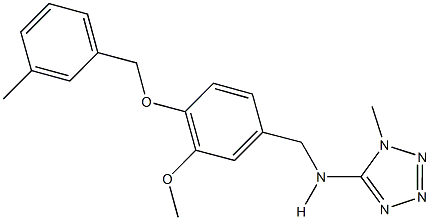 878714-23-9 N-{3-methoxy-4-[(3-methylbenzyl)oxy]benzyl}-N-(1-methyl-1H-tetraazol-5-yl)amine