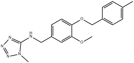 878714-24-0 N-{3-methoxy-4-[(4-methylbenzyl)oxy]benzyl}-N-(1-methyl-1H-tetraazol-5-yl)amine