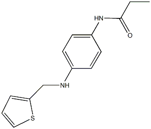 N-{4-[(2-thienylmethyl)amino]phenyl}propanamide|