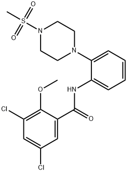 879019-76-8 3,5-dichloro-2-methoxy-N-{2-[4-(methylsulfonyl)-1-piperazinyl]phenyl}benzamide