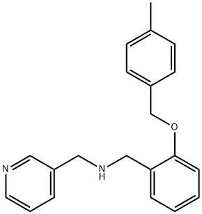 N-{2-[(4-methylbenzyl)oxy]benzyl}-N-(3-pyridinylmethyl)amine 化学構造式