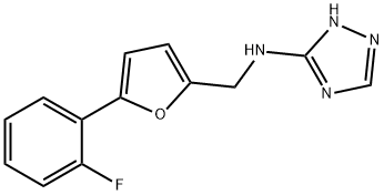 N-{[5-(2-fluorophenyl)-2-furyl]methyl}-N-(1H-1,2,4-triazol-3-yl)amine|