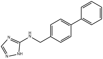 N-([1,1'-biphenyl]-4-ylmethyl)-N-(1H-1,2,4-triazol-3-yl)amine Structure