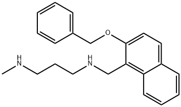 N-{[2-(benzyloxy)-1-naphthyl]methyl}-N-[3-(methylamino)propyl]amine 结构式