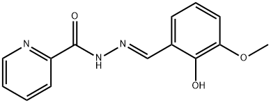 N'-(2-hydroxy-3-methoxybenzylidene)-2-pyridinecarbohydrazide Structure