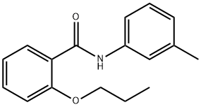 N-(3-methylphenyl)-2-propoxybenzamide Structure