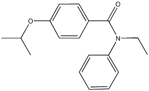 N-ethyl-4-isopropoxy-N-phenylbenzamide Structure