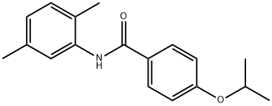 N-(2,5-dimethylphenyl)-4-isopropoxybenzamide Structure