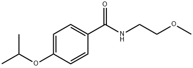 4-isopropoxy-N-(2-methoxyethyl)benzamide Structure