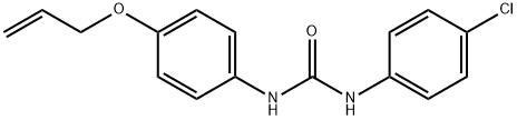 N-[4-(allyloxy)phenyl]-N'-(4-chlorophenyl)urea Structure