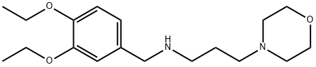 N-(3,4-diethoxybenzyl)-N-[3-(4-morpholinyl)propyl]amine Structure