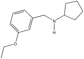 N-cyclopentyl-N-(3-ethoxybenzyl)amine Struktur