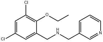 N-(3,5-dichloro-2-ethoxybenzyl)-N-(3-pyridinylmethyl)amine,880804-65-9,结构式