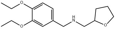 N-(3,4-diethoxybenzyl)-N-(tetrahydro-2-furanylmethyl)amine Structure