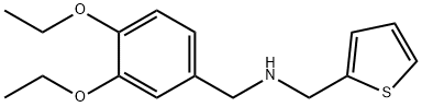 N-(3,4-diethoxybenzyl)-N-(2-thienylmethyl)amine,880805-21-0,结构式