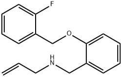 N-allyl-N-{2-[(2-fluorobenzyl)oxy]benzyl}amine 结构式