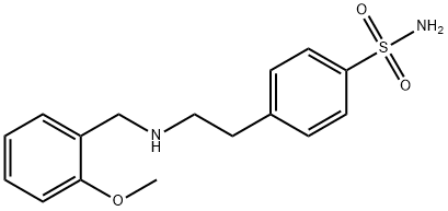 4-{2-[(2-methoxybenzyl)amino]ethyl}benzenesulfonamide Structure