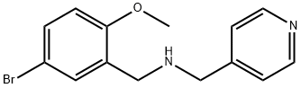 N-(5-bromo-2-methoxybenzyl)-N-(4-pyridinylmethyl)amine Structure