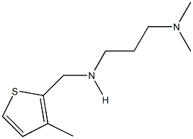 N-[3-(dimethylamino)propyl]-N-[(3-methyl-2-thienyl)methyl]amine Structure