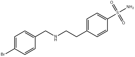 4-{2-[(4-bromobenzyl)amino]ethyl}benzenesulfonamide Structure