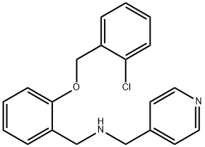 N-{2-[(2-chlorobenzyl)oxy]benzyl}-N-(4-pyridinylmethyl)amine Struktur