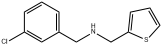 N-(3-chlorobenzyl)-N-(2-thienylmethyl)amine Struktur