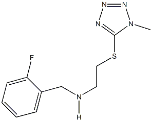 880808-96-8 N-(2-fluorobenzyl)-N-{2-[(1-methyl-1H-tetraazol-5-yl)sulfanyl]ethyl}amine