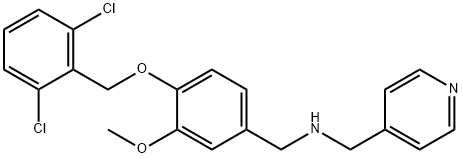 N-{4-[(2,6-dichlorobenzyl)oxy]-3-methoxybenzyl}-N-(4-pyridinylmethyl)amine,880809-31-4,结构式