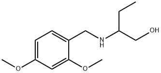 2-[(2,4-dimethoxybenzyl)amino]-1-butanol 结构式