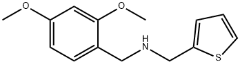 N-(2,4-dimethoxybenzyl)-N-(2-thienylmethyl)amine Structure