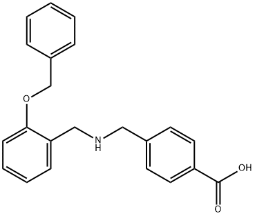4-({[2-(benzyloxy)benzyl]amino}methyl)benzoic acid,880810-44-6,结构式