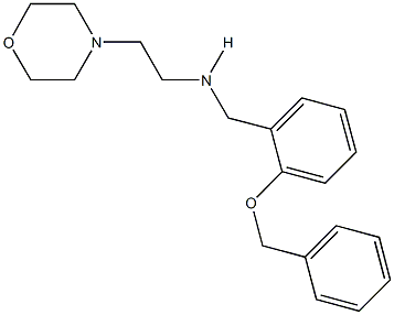 N-[2-(benzyloxy)benzyl]-N-[2-(4-morpholinyl)ethyl]amine Structure