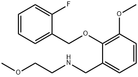 N-{2-[(2-fluorobenzyl)oxy]-3-methoxybenzyl}-N-(2-methoxyethyl)amine Structure