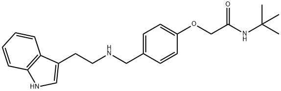 N-(tert-butyl)-2-[4-({[2-(1H-indol-3-yl)ethyl]amino}methyl)phenoxy]acetamide|