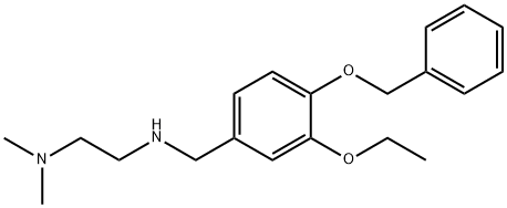 N-[4-(benzyloxy)-3-ethoxybenzyl]-N-[2-(dimethylamino)ethyl]amine Structure