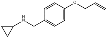 N-[4-(allyloxy)benzyl]-N-cyclopropylamine 化学構造式