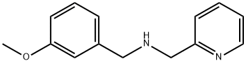 N-(3-methoxybenzyl)-N-(2-pyridinylmethyl)amine 化学構造式